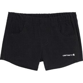 Carhartt Baby, Infant, Newborn Rugged Flex Ripstop Short Caviar Black - 12 Month