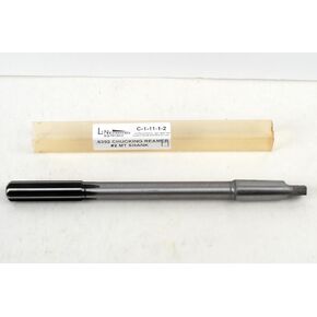 .6392 X #2 Morse Taper Shank X 2-1/4" X 9" OAL HSS 6 STR Flute RHC Reamer