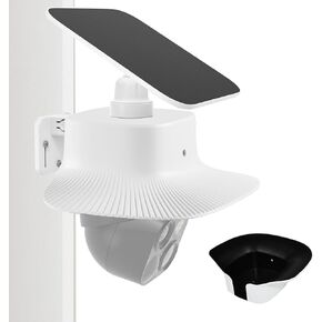 غطاء المطر متوافق مع eufy solocam S340 ، غطاء الكاميرا في الهواء الطلق ، واقي مقاوم للطقس للكاميرا الشمسية (بدون كاميرا) ، 1 pack