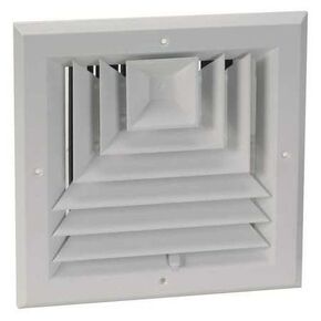Diffuser, 3-Way, Duct Size 6 in. x 6 in.