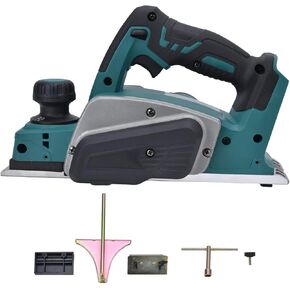 21V Lithium Cordless Planer, Adjustable Depth, Smooth Finish, Ergonomic Portable Electric Planer for Woodworking Professionals