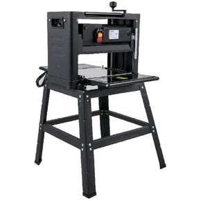 12 Inch Wood Planer 2000W Benchtop Thickness Portable Waterproof Dustproof Heavy Duty Woodworking with Stand HSS Blades For Beginners DIY