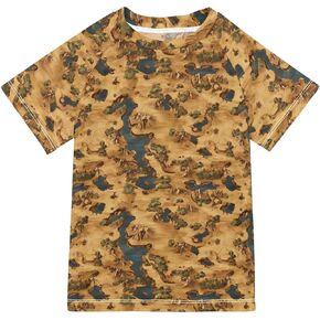 KLL Boy Bathing Suit Short Sleeve Childrens Bathing Suits