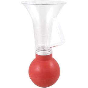 Qtqgoitem Red Rubber Ball Clear Plastic Squeezing Pumping Suction Milk Pump (Model: b01 fbb 656 42e c99)