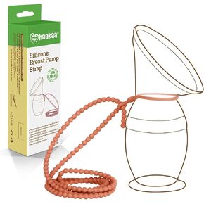 haakaa Breast Pump Strap for haakaa Gen.1/2/3 Manual Breast Pump Silicone Strap | Color: Rust