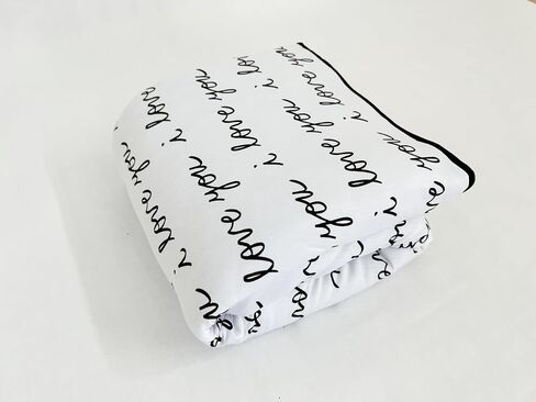 بطانية طفل مبطن - Viscose كبير من الخيزران - 33in × 33 بوصة للطفلة/الصبي رضيع تلقي أو بطانية صغيرة - هدية حديثي الولادة المحايدة للطفل (أنا أحبك) in Kuwait