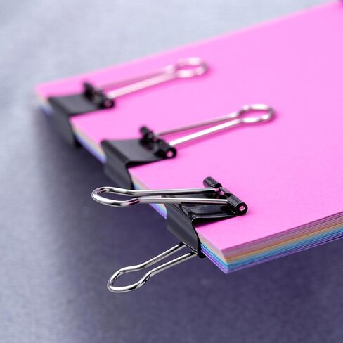 Officemate Small Binder Clips, Black, 12 Boxes of 1 Dozen Each (144 Total) (99020) in Kuwait