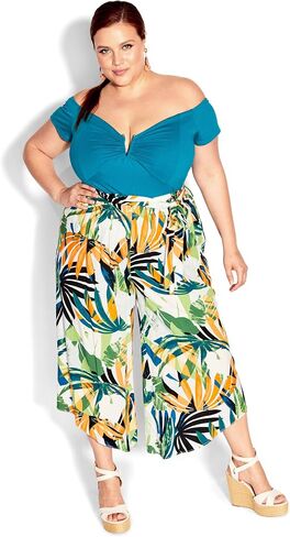 City Chic Women's Apparel Women's Plus Size Pant Holly PRT in Saudi Arabia