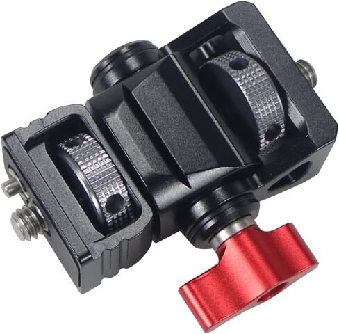 Monitor Mount Adjustable Head 1/4 to 3/8 Monitor Bracket for Hero 13 and Hero All Sports Cameras for Video Microphone Flash Light (1/4 to 1/4,Standard) in Saudi Arabia