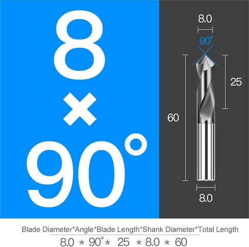 Carbide Drill Bit 60 90 120 Degree NC Spot Drill Prepare Guide Hole Chamfer Machine Tool 0.5-20MM Spot Location Center Bit(0.6XR90XD4X50L,1PCS_for AL) in Saudi Arabia