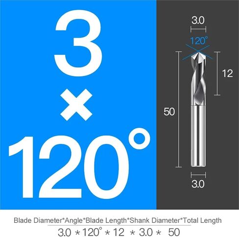 Carbide Drill Bit 60 90 120 Degree NC Spot Drill Prepare Guide Hole Chamfer Machine Tool 0.5-20MM Spot Location Center Bit(0.6XR90XD4X50L,1PCS_for AL) in Saudi Arabia