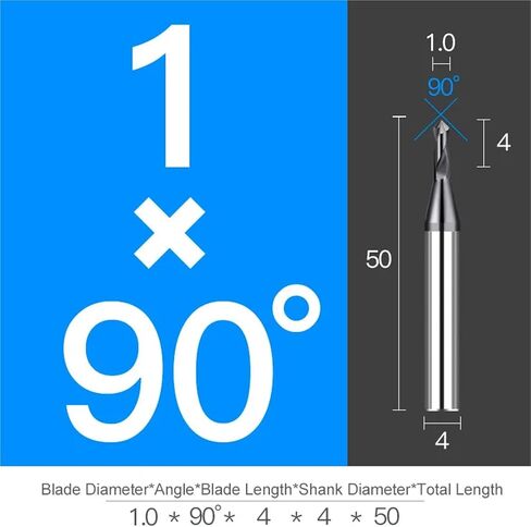 Carbide Drill Bit 60 90 120 Degree NC Spot Drill Prepare Guide Hole Chamfer Machine Tool 0.5-20MM Spot Location Center Bit(0.6XR90XD4X50L,1PCS_for AL) in Saudi Arabia