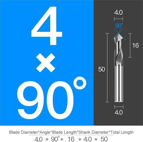 Carbide Drill Bit 60 90 120 Degree NC Spot Drill Prepare Guide Hole Chamfer Machine Tool 0.5-20MM Spot Location Center Bit(0.6XR90XD4X50L,1PCS_for AL) in Saudi Arabia