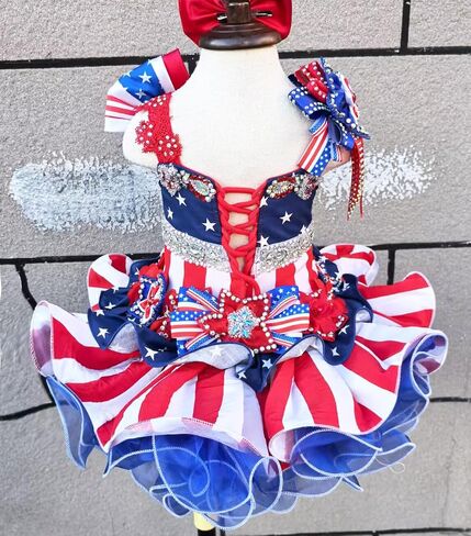 Jenniferwu itdant Toddler Baby Newborn Nittle Girl's Pageant Party Pridty Grity G535na in Kuwait