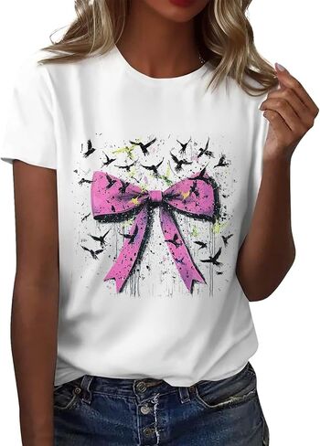 Tshirts الضخمة للنساء ملابس نادي TEPS العصرية 2025 بلوزات النساء القمصان الصيفية ضغط in Kuwait