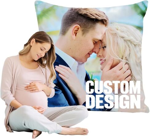 maizi Maternity Pillow for Pregnant Women Customizable Wedge Pregnancy Pillow Satin Square Support Pillow 34X34 Insert Included Envelope Closure Machine Washable Breathing Comfort Pregnancy Sleep in Saudi Arabia