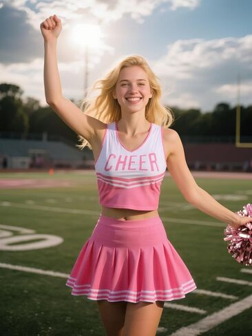 GRAJTCIN Teenagers & Womens Cheerleader Costume Halloween Party Cute Cheer Outfit Crop Top in Saudi Arabia