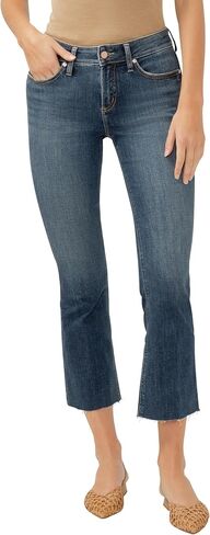 Silver Jeans Co. Women's Suki Mid Rise Curvy Fit Flare Leg Jeans in Saudi Arabia