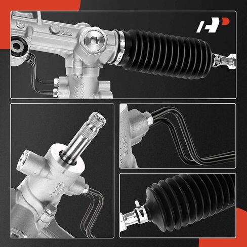 مجموعة رف وترس توجيه كهربائي ممتاز، مع أحذية طويلة، متوافقة مع Honda Accord 2008 2009 2010 2011 2012، L4 2.4L، استبدال # 53010TA0A01، 53601TA0A02 in Kuwait