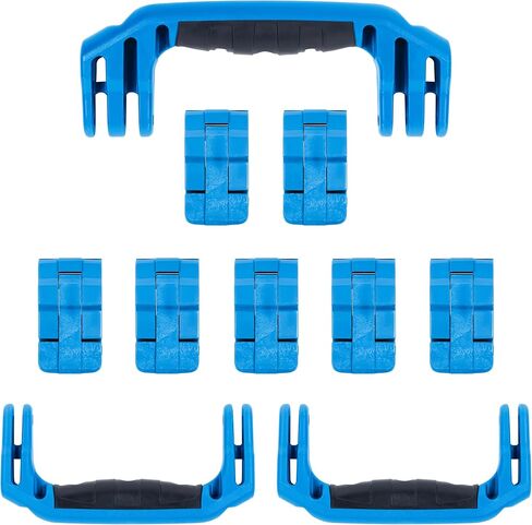 Pelican 1650 Replacement Handle & Latch Set by ColorCase - Black Handles & Double Throw Latches in Kuwait