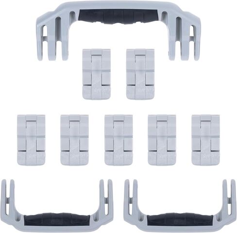 Pelican 1650 Replacement Handle & Latch Set by ColorCase - Black Handles & Double Throw Latches in Kuwait