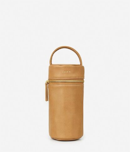 FAWN DESIGN The Bottle Bag, Insulated Bottle Bag for Daycare, Travel and More, Premium Matte Faux Leather Insulated Bag, Cooler Bag Fits Most Standard Bottle Sizes, 4x3.5x7.5 inches in Saudi Arabia