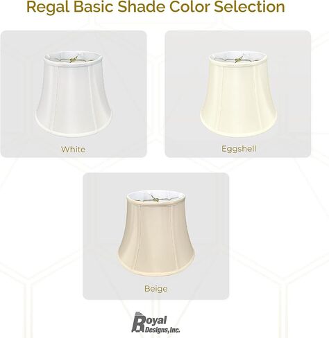 Royal Designs Modified Bell Lamp Shade - Beige - 9 x 14 x 10.5 in Kuwait