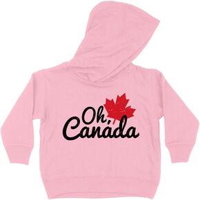 Oh Canada Maple Leaf Kids Hoodie Sweatshirt Toddler