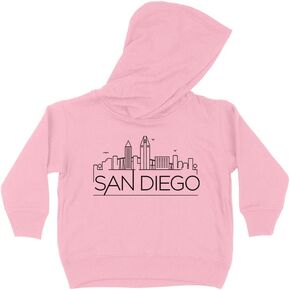 Skyline San Diego California Kids Hoodie Sweatshirt Toddler