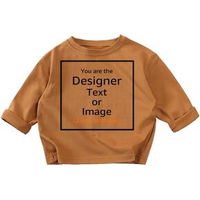 MyGBCPJS Baby Boys Girls Custom Sweatshirts Kid تخصيص تخصيص سترة طالبة طويلة الأكمام