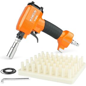 Pneumatic Decorative Nailer 9.60-20.30mm (3/8-Inch to 3/4-inch) Head Diameter Air Power Tack Nail Gun Finish Nailer Deco Tacks Gun for Upholstering, Sofa Leather, Furniture (1080 Deco Nailer) in Kuwait