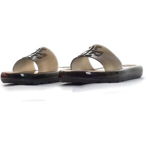 Tory Burch Womens Bubble Jelly Logo Slide Jelly Sandals