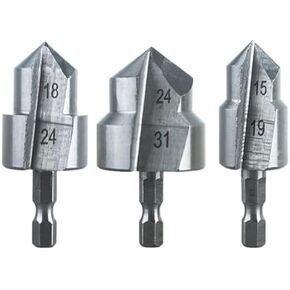 Expansion Repair Drill Bit, Water Pipe Expansion Drill, Ppr Lifting Stepped Drill, Sturdy Stable Performance Easy to Install Water Pipe Connection Tool Hexagon Shank