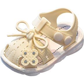 Infant Girls Summer Sandals Soft Sole Bowknot Wedding Dress Flat Princess Sandals Newborn Toddler First Walking Dress Shoes