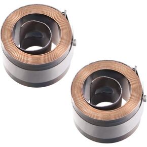 Tool parts Drill Press Spring Quill Feed Return Coil Assembly 1400mm 45x30x0.7mm - 2 Pcs