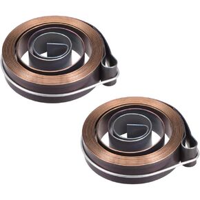 Tool parts Drill Press Spring Quill Feed Return Coil Assembly 1540mm 52x12x0.7mm - 2 Pcs