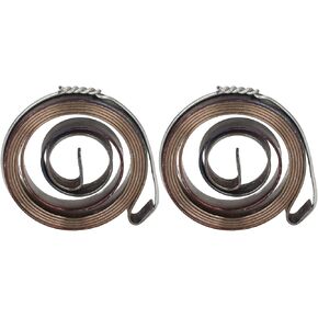 Drill Press Spring, 2Pcs Bench Drill Press Return Spring, Spring Steel Chromeplate Robust Stable Quill Feed Return Coil, Stationary Drill Presses