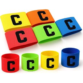 Football Soccer Captain's Armbands Captain Armband Special Custom Size for Kids and Youth - Pack of 5 Colour in Saudi Arabia