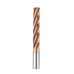 1PC Spiral Flute Reamer 5.79-7.13 Diameter DIY Carbide Cutter Steel Tolerance Tool(5.91x60x100x6T)