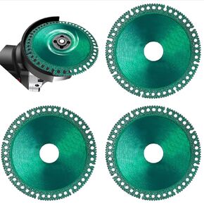 Indestructible Disc 2.0 - Cut Everything in Seconds, 2024 New Indestructible Disc for Angle Grinder 7/8 inch, 4 inch Circular Saw Blades for Ceramic Tile Glass Metal Wood Cutting (5pcs)
