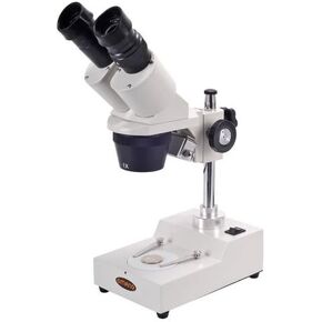 Omano OM124-1LP - 20X-40X - Dual-Power - Stereo Student Microscope - Halogen Illumination