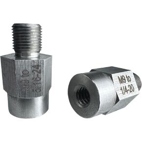 2pcs M9 Thread Adapter, Capable of Converting M9 Threads to 5/16"-24 and 1/4"-20, Suitable for Milwaukee M12 Polishing or Sanding Machines, Steel, Backing Pad Installation