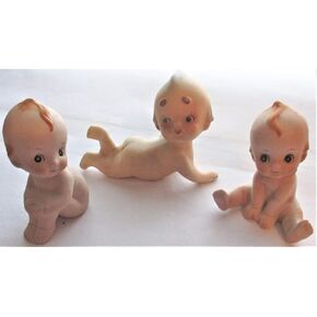 Set of 3 Kewpie Baby Figurines