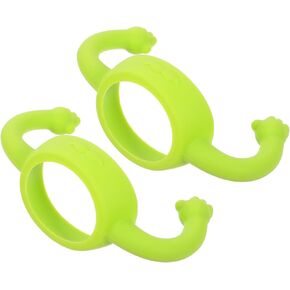 DECHOUS 2Pcs Silicone Feeding Bottle Handle for Bottle Comfortable and Easy to Install Fit for Wide Neck Feeding Bottles