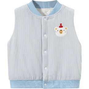 Toddler Padded Vests Unisex Infant Baby Boys Girls Fleece Sleeveless Waistcoat Jacket Warm Kids Fall Winter Clothes