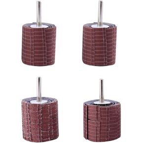HEALLILY 6mm Rod Diameter Sanding Wheel Abrasive Sandpaper for Polishing Tool Easy to Use