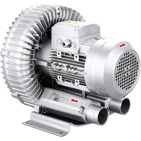 Heavy Duty Regenerative Air Blower & Septic Tank Aerator - 220v/380v High Pressure Vortex Pump for Wastewater Treatment and Industrial Dust Control,1.5KW/380V