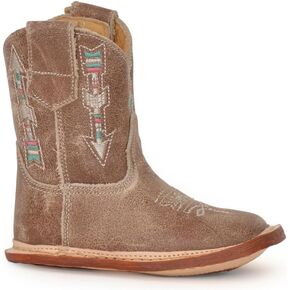 Roper Cowbabies Indian Arrows (Infant/Toddler) Brown 3 Infant M
