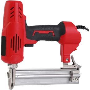 Pneumatic Stapler ，Powered Upholstery Stapler 2600W 220VElectric Nail Gun Wood Frame Stapler Furniture Construction Electric Tool Woodworking Tools(Machines and Nails)