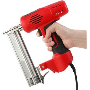 Pneumatic Stapler ，Powered Upholstery Stapler 2600W Electric Nailer Stapler Furniture Staple Gun F30 Use for Wood Frame Woodworking Construction Electric Tools